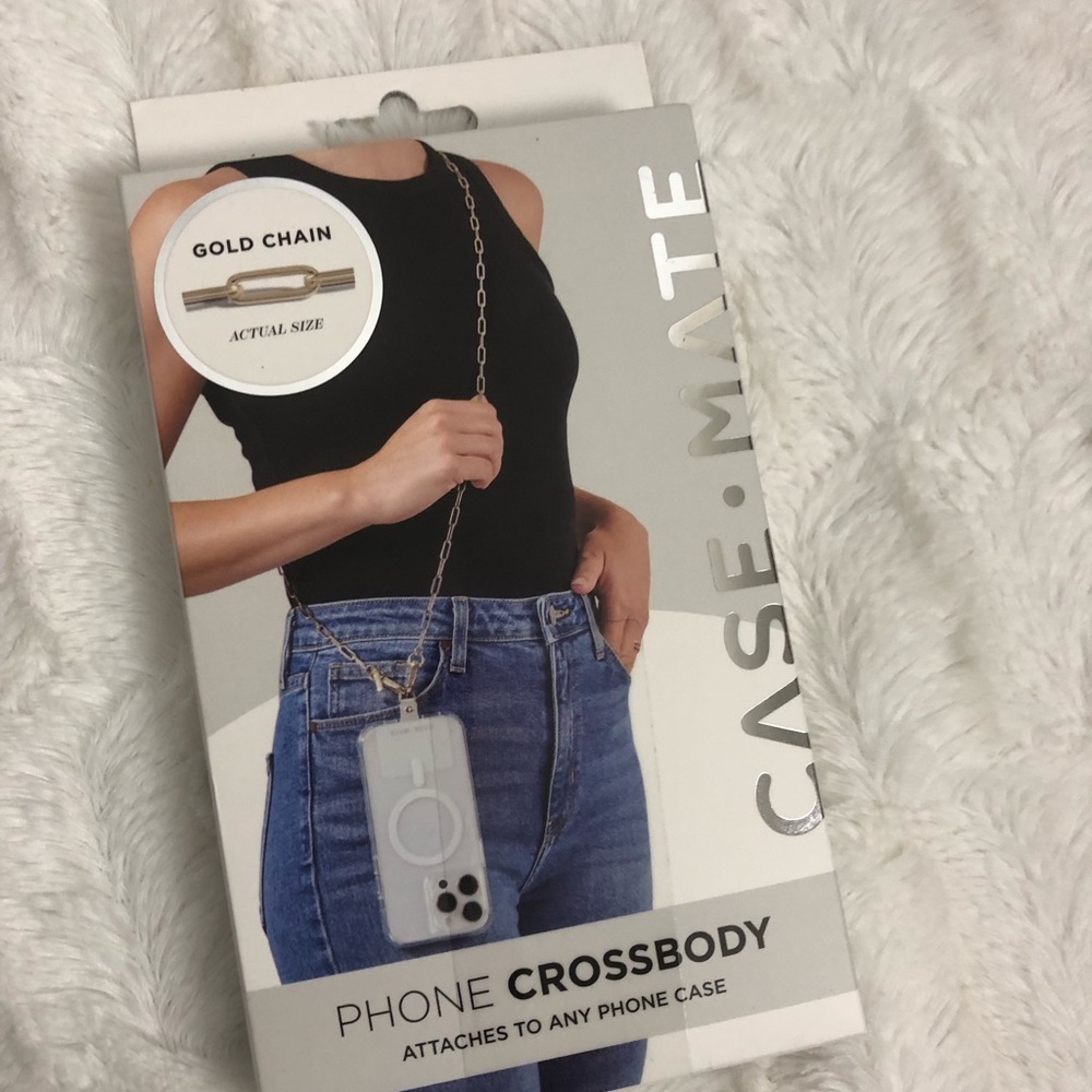 case-mate Gold Chain Crossbody Phone Strap - Gold